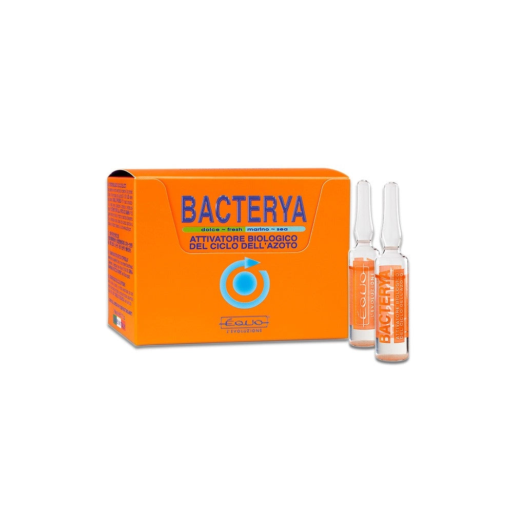 EQUO Bacterya Fiale Da 5ml - Attivatore Biologico Liquido Formato: 24 Fiale