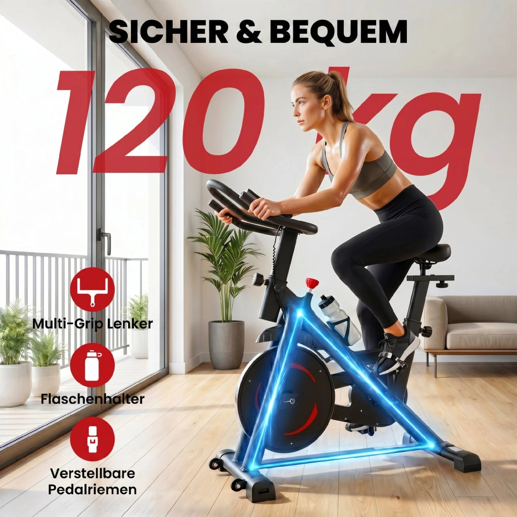 Ciclismo da Interno ¨C Minimal ¨C con App e Monitor LCD