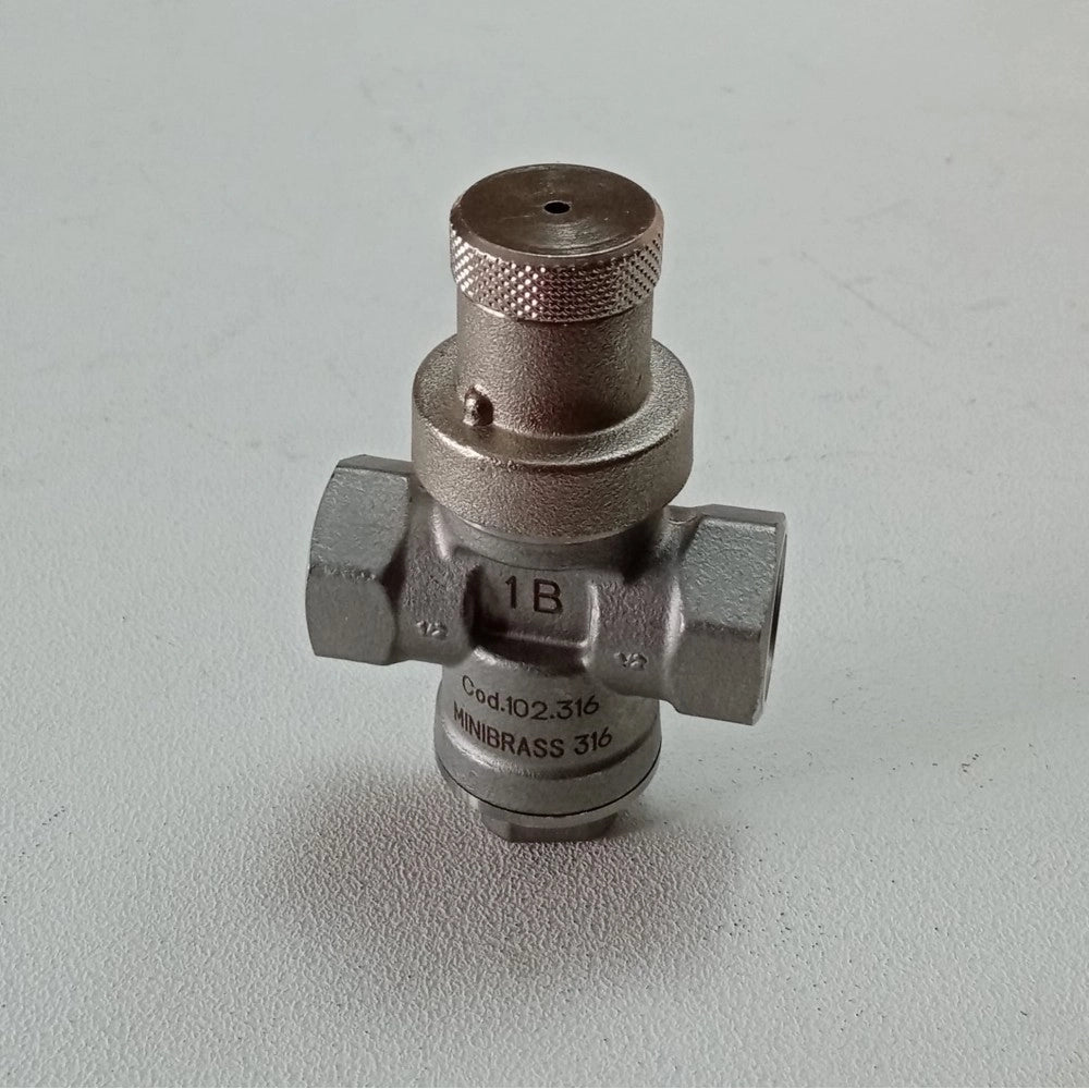 Malgorani riduttore di pressione 1/2 pn 16 ff aisi 316 per boiler - senza bocchettoni