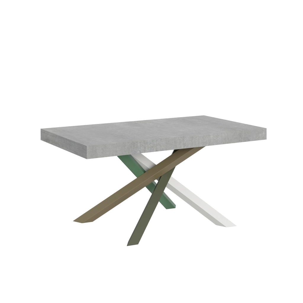 Tavolo Allungabile 160-264x90x77 cm Volantis Cemento