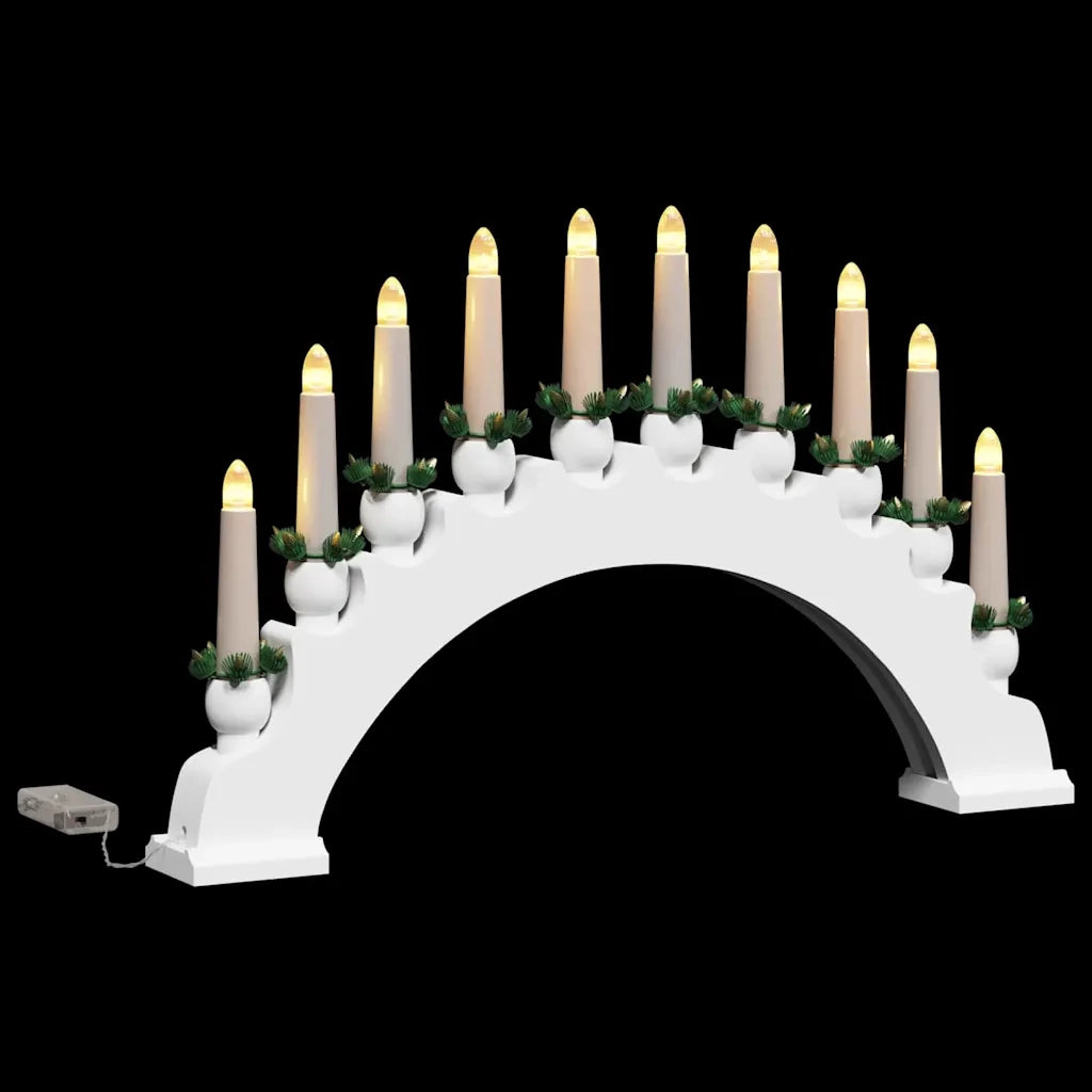 Arco di Candele di Natale con 10 Candele LED LED Bianco caldo 42019709