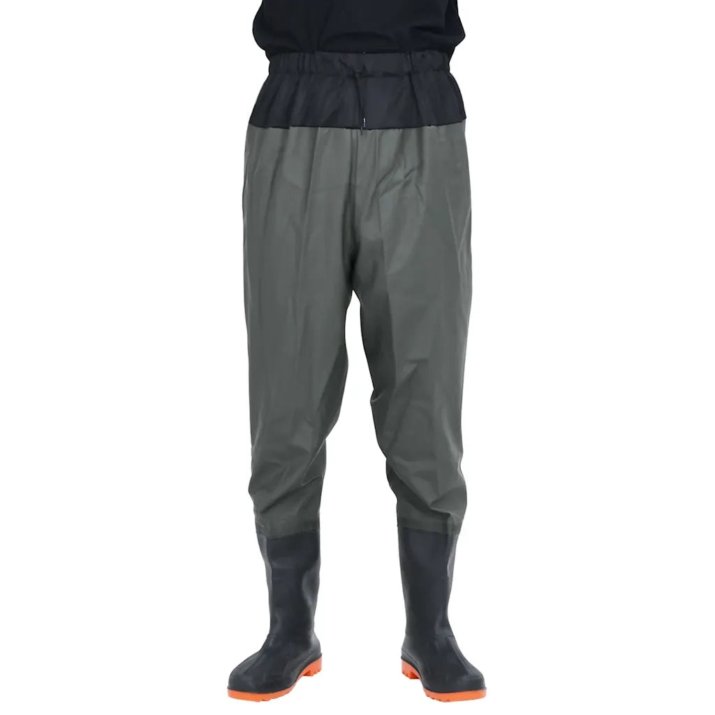 Wader da Pesca alla Vita con Stivali Verde Scuro Taglia 42 CFW4301011