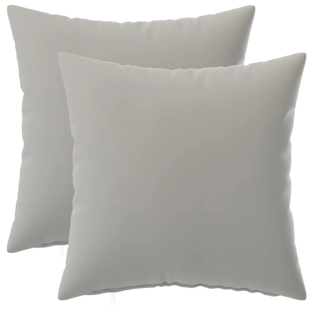 Cuscino con cuscino HEERLEN 2 pz Grigio Poliestere 927139