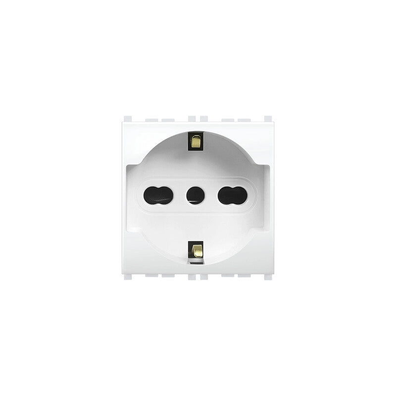 MIVIDA MV6050 PRESA SCHUKO BIPASSO 2P+T- 6,0 pz