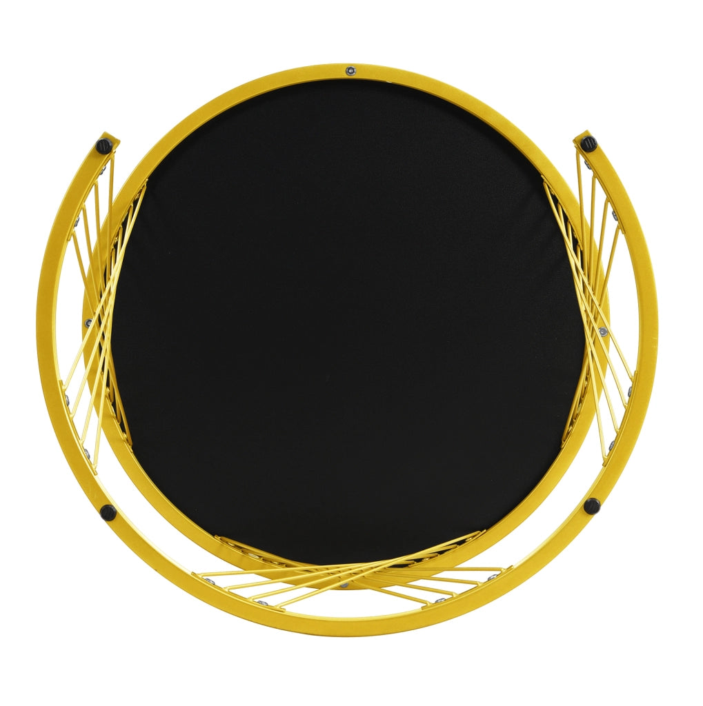 TAVOLINO da caffè modulare set da 2 pezzi MDF nero effetto marmo