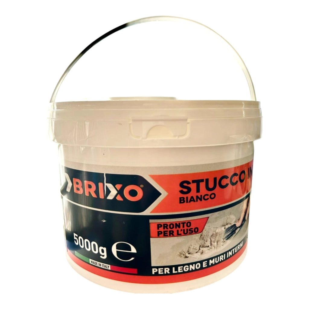 BRIXO - STUCCO IN PASTA BIANCO 5000g - PRONTO ALL'USO