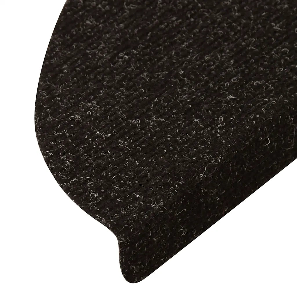 Tappetini Autoadesivi per Scale 30 pz | Gradini per Scale Antracite 56x17x3 cm