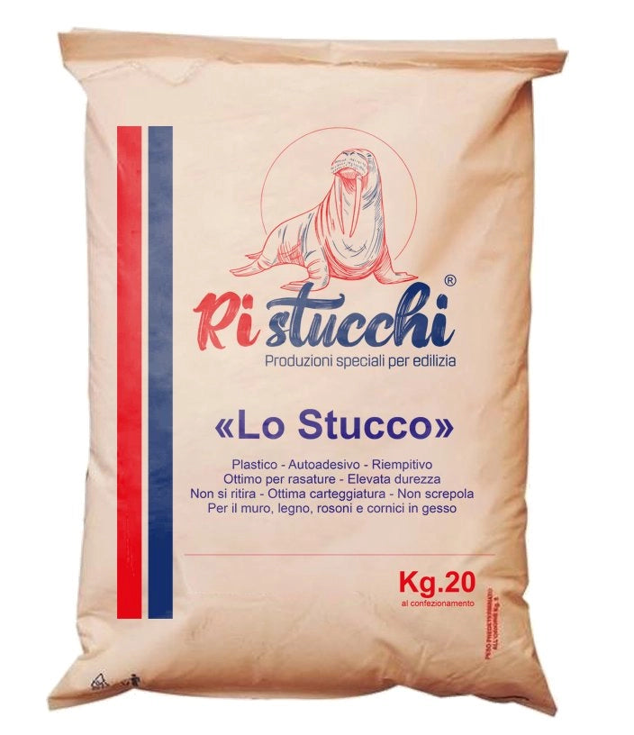 STUCCO IN POLVERE 'LO STUCCO' 20 kg - RISANAMUR