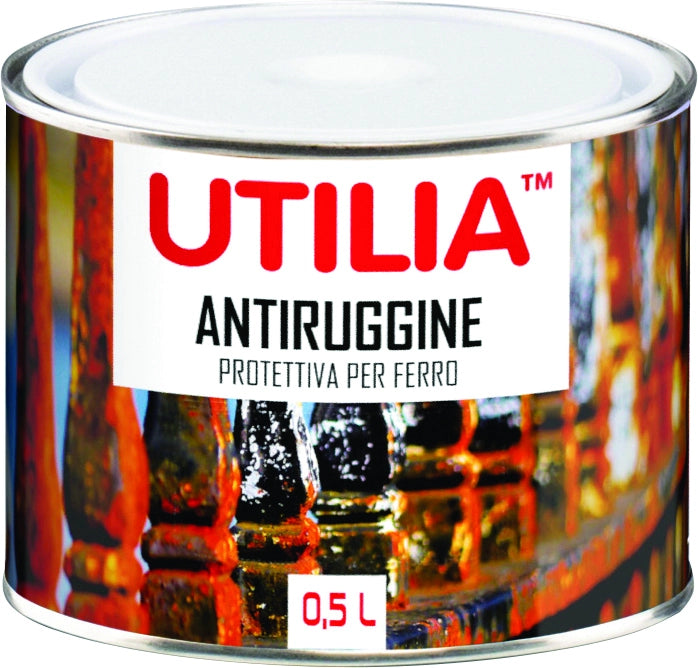 Utilia ANTIRUGGINE  ml. 500 Rosso ossido 6.00 pz