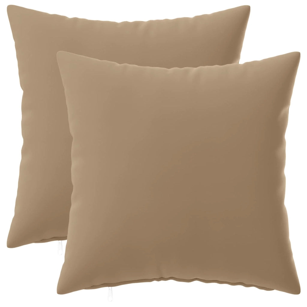 Cuscino con cuscino HEERLEN 2 pz Tortora Poliestere 927160
