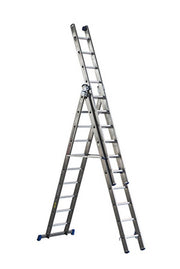 1pz scala alluminio azzurra 13+13+13 gradini 390-865 cm cod:ferx.7635