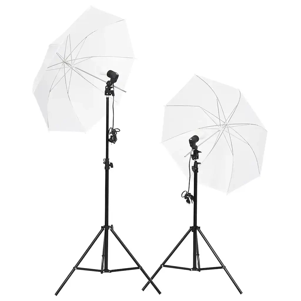 Kit per Studio Fotografico con Set di Luci e Fondale 3094648
