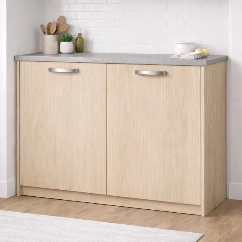 Anta per mobili in Legno nobilitato Compresa di Maniglia 72x40 Rovere