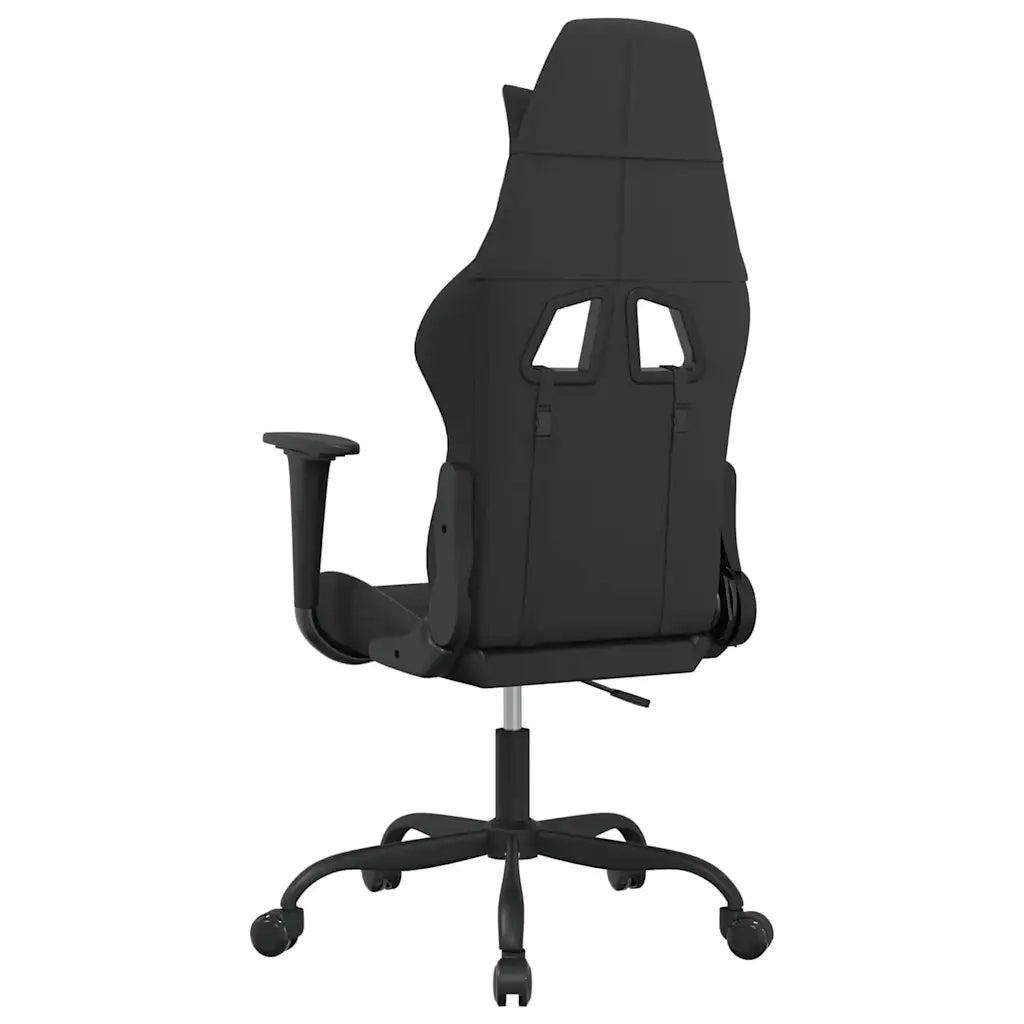 Sedia da Gaming Nero e Tortora in Tessuto 345471