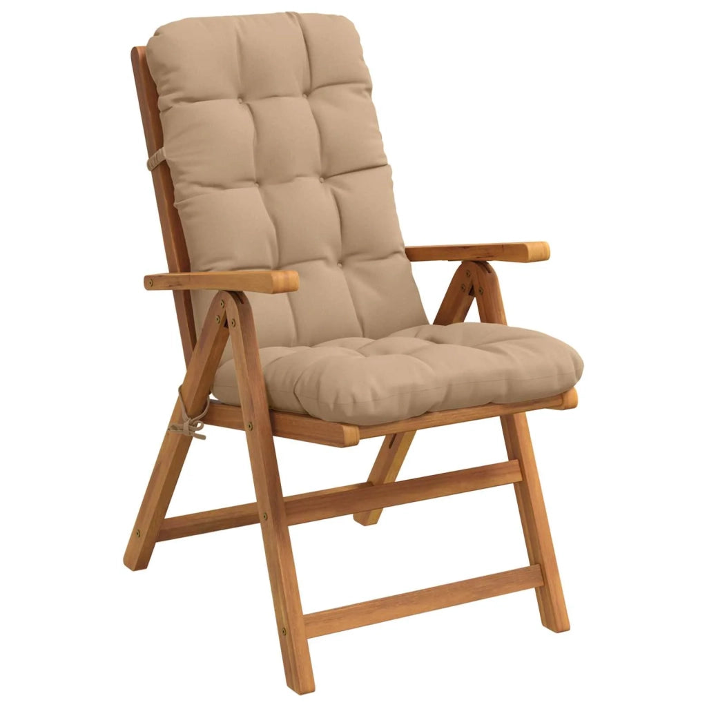 Cuscini per Sedia Alta in 2 Pezzi VIANEN 2 pz 100% Poliestere 953758
