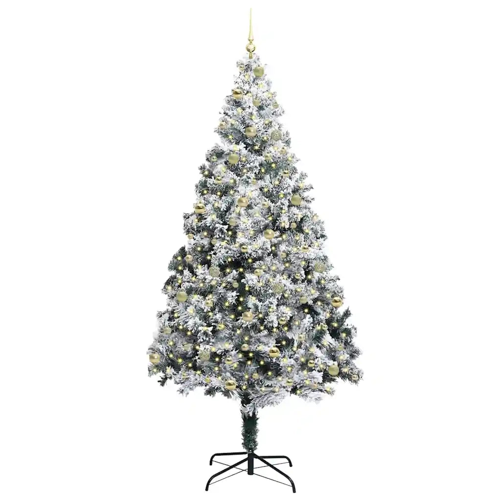 Albero di Natale artificiale con 300 LED Bianco 240 cm