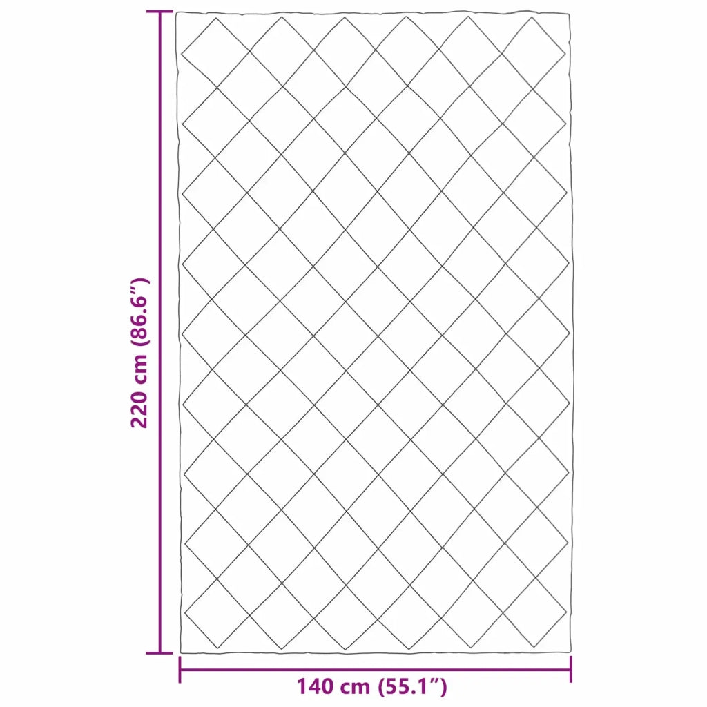 Piumone Completo Annuale Verde 140 x 220 cm Microfibra 42025554