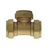 RACCORDO A TEE FFF A COMPRESSIONE PER RAME- Diam. 16- RB- pezzi 1