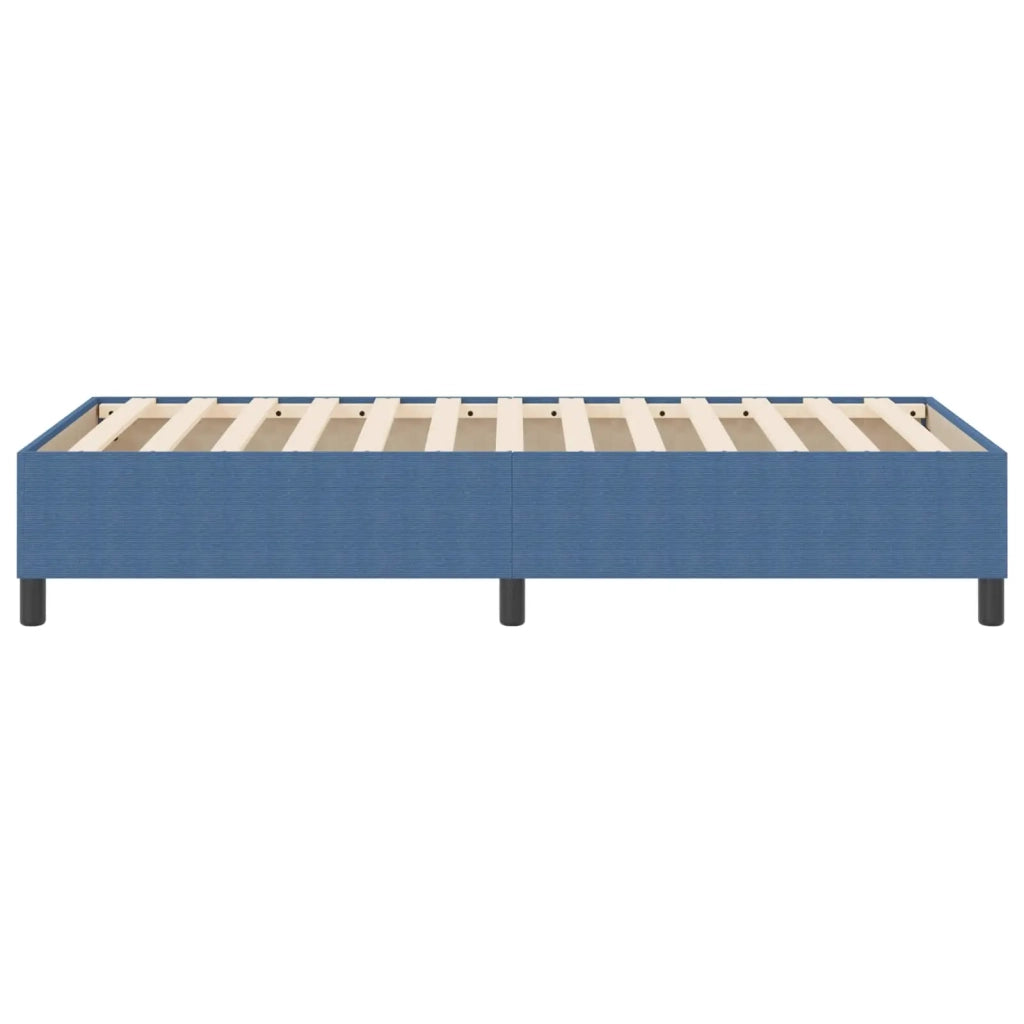 Struttura letto piattaforma Blu 90 x 200 cm Tessuto in Cords 3337390