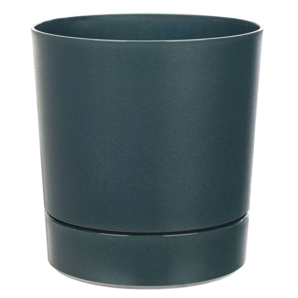 Vaso da fiori KADAX con supporto, rotondo, in plastica, 14,5 cm