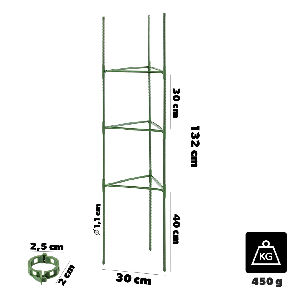 Supporto per pomodori KADAX triangolare, 3 pz