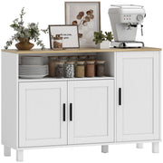 Credenza con ante e cassetti ¨C Minimal ¨C Bianco 110x33x75 cm