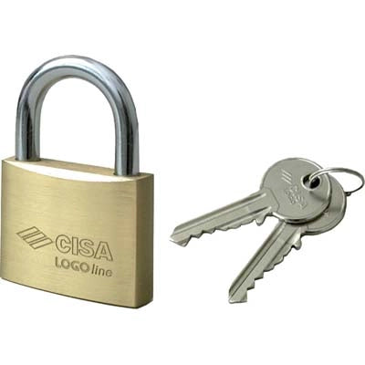 LUCCHETTO 21010 LOGO - OTTONE ARCO CROMATO CHIAVI 2 MM 60- 6 pezzi