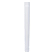 TUBO SMALTATO PER STUFE cm  50 ø 12 bianco  - SAVE