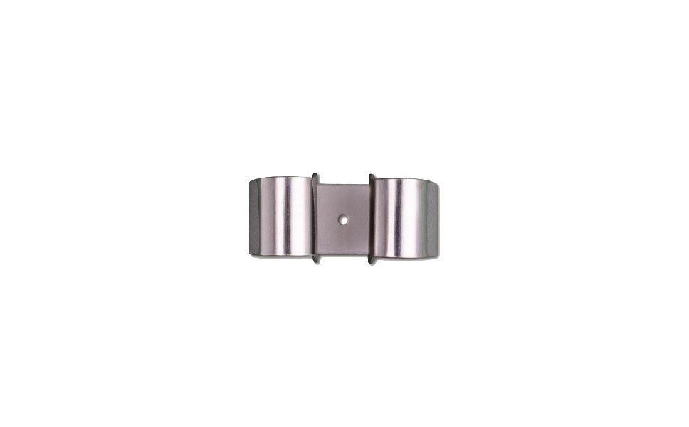 PORTASCOPA A MOLLA IN ACCIAIO INOX 1 posto