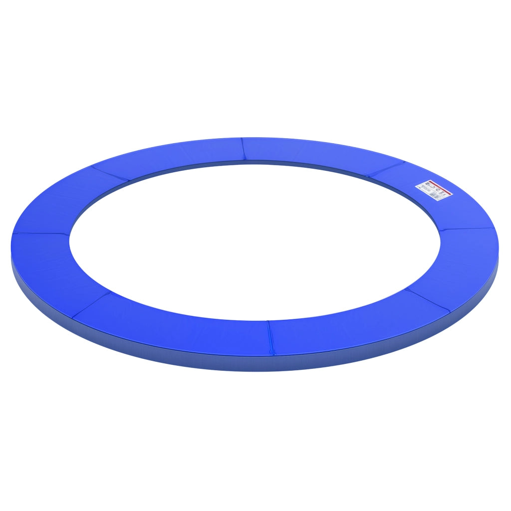 Copertura per Trampolino Elastico Ø305 cm, Telo Protezione Molle in Plastica e PE con Imbottitura 15 mm, Resistente, Blu