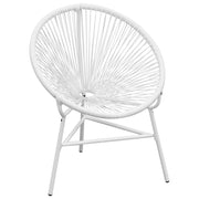 Sedia da Giardino Acapulco in Polyrattan Bianco 42072