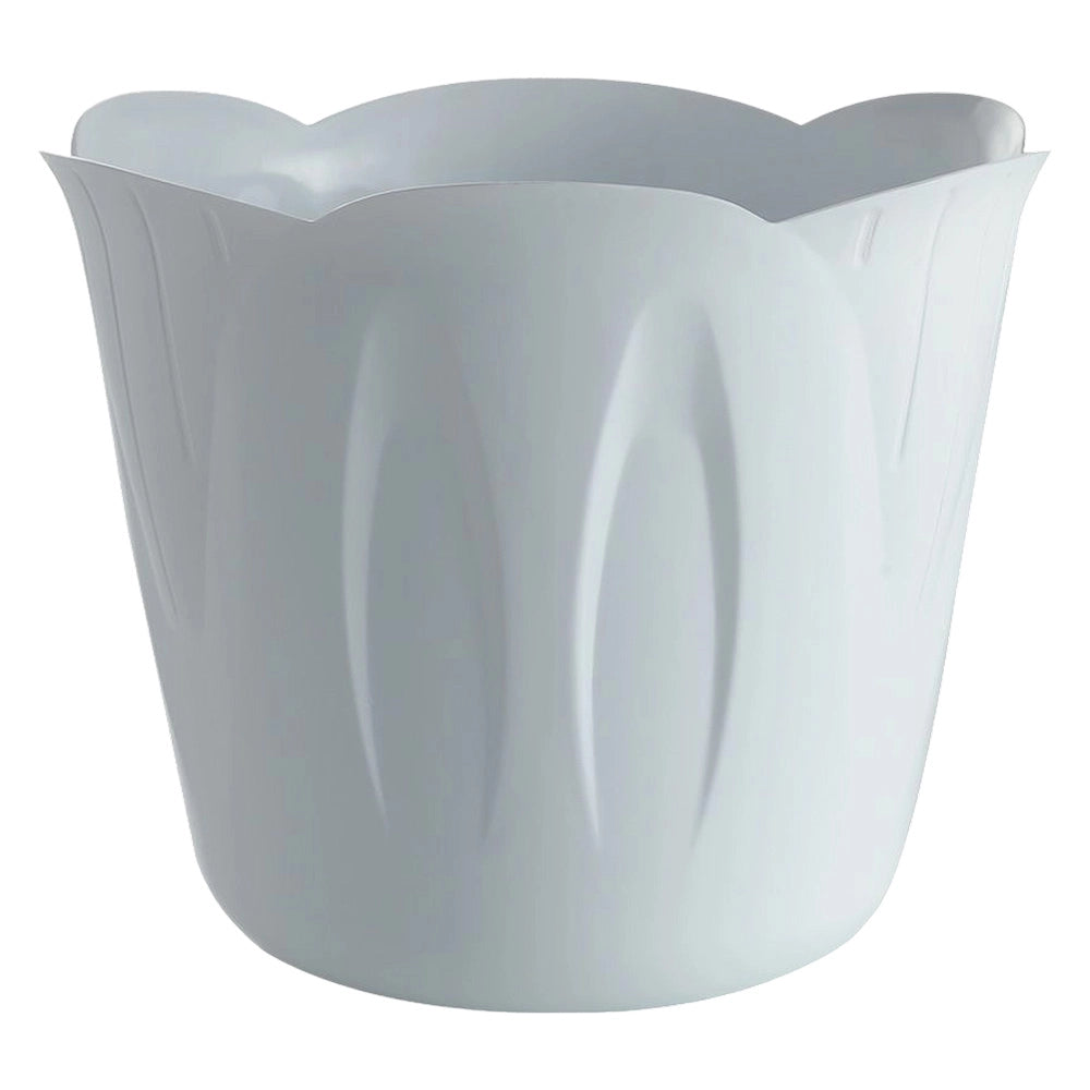 VASO TONDO Ø 25 x h.20,5 cm - Lt. 5,5 - bianco  - BAMA