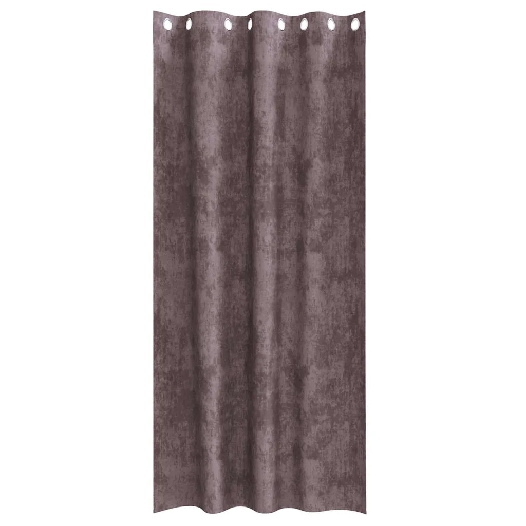 Tende in Velluto 2 pz Marrone 225 x 140 cm Velluto 4107660