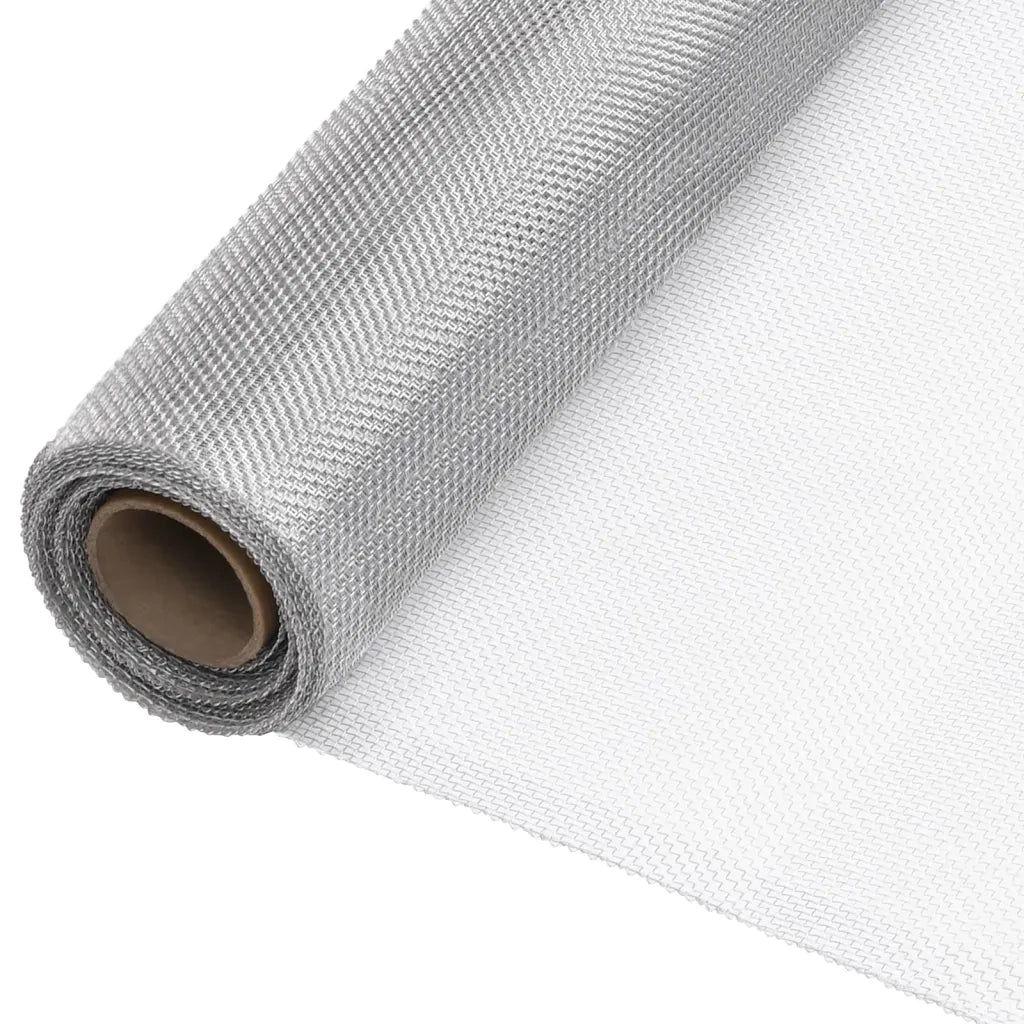 Zanzariera in Alluminio 112X500 cm Argento 150852