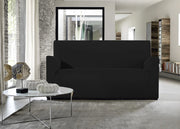 Copridivano E Copri Poltrona Antimacchia Sofà Elasticizzato Modello Magico - Poltrona - Nero