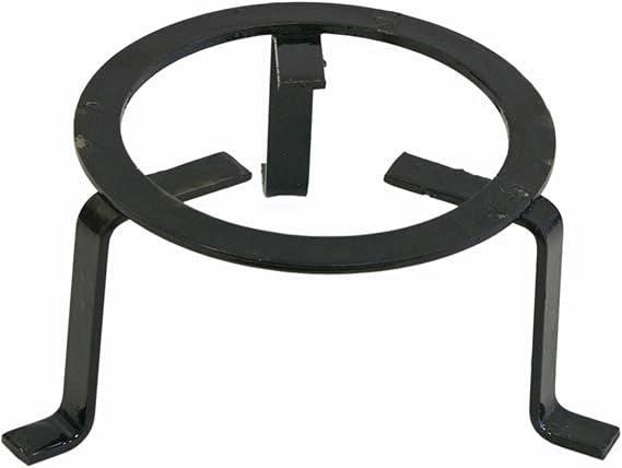 Treppiedi in ferro per camino diametro 16 cm supporto resistente per pentole e braci