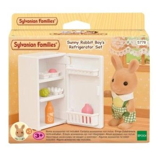 Sylvanian Families, Sunny Rabbit Boy`s Refrigerator set,Epoch,Eta 3+
