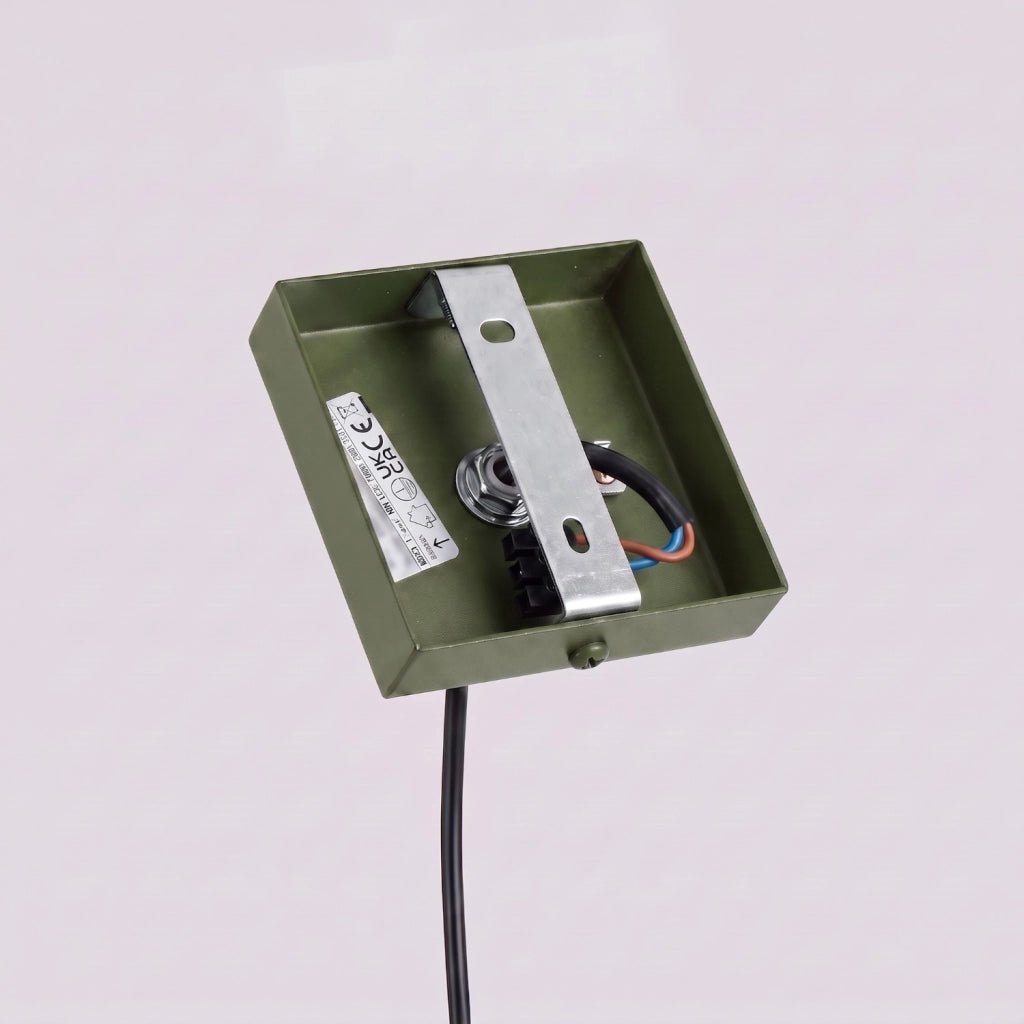 Lampada a sospensione RAYO 1 verde oliva