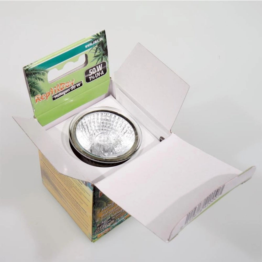 JBL Reptil Day Halogen - Faretto Riscaldante Diurno per Rettili Wattaggio Riscaldatori e lampade terrario: 75W