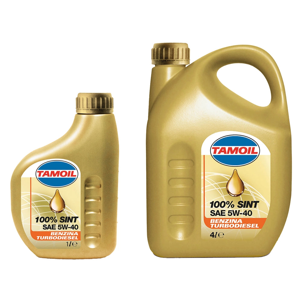 3pz olio motore per autovetture 'tamoil 100% sint' 5w40 - lt. 4 cod:ferx.6060507nlm