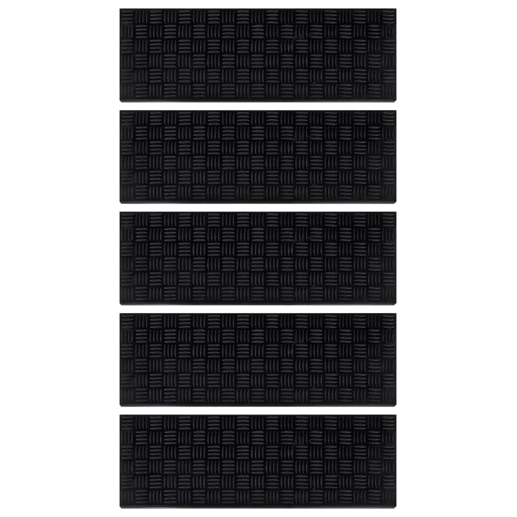 Tappetino per Scale 5 pz | Gradini per Scale 25x75 cm in Gomma