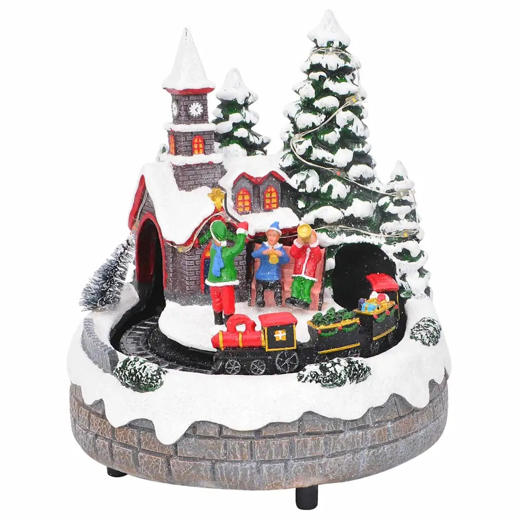 Tavolo di Natale-Decorazioni natalizie Multicolore 16 x 16 x 19 cm Resina