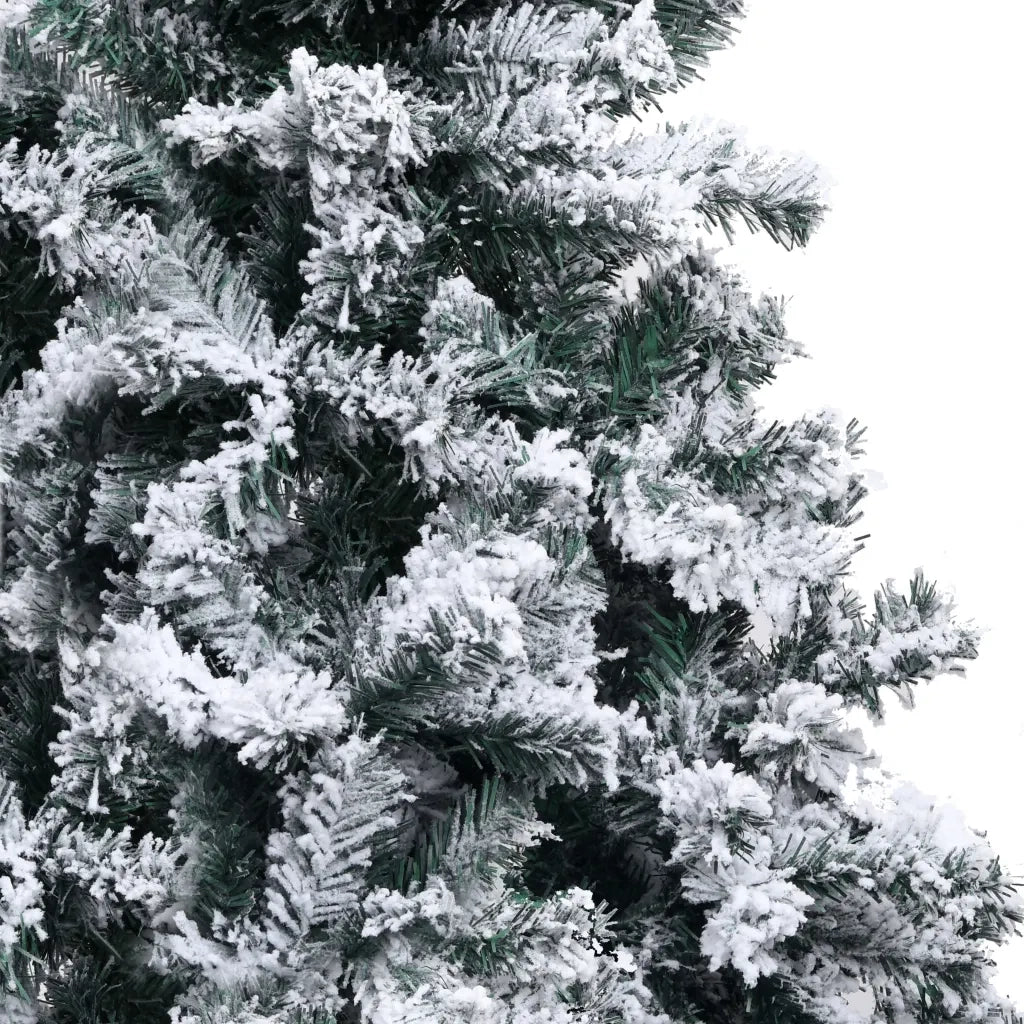 Albero di Natale Artificiale con Neve Fioccata Verde 180 cm PVC 320964