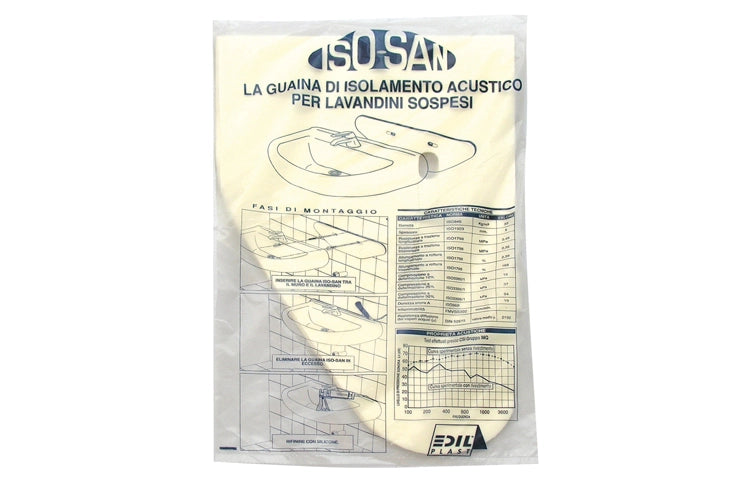 PROTEZIONE ACUSTICA PER LAVABO SOSPESI- Spessore 5 mm- FIRST- pezzi 1