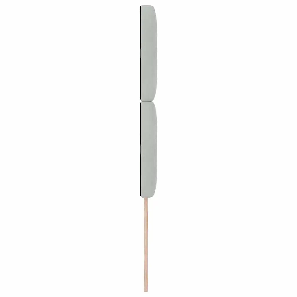 Testiera | Testata Grigio chiaro 100 cm Velluto