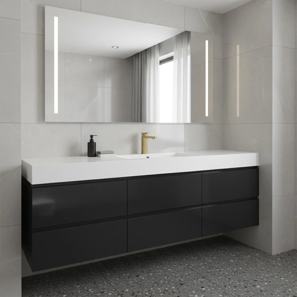 Rubinetto Da Bagno Rea Arlo Brush Gold