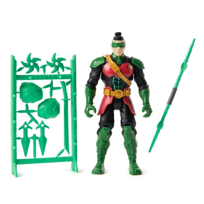 DC Comics,Batman Ninja Figure 20 cm Robin con accessori,SPin Maaster,Eta 3+