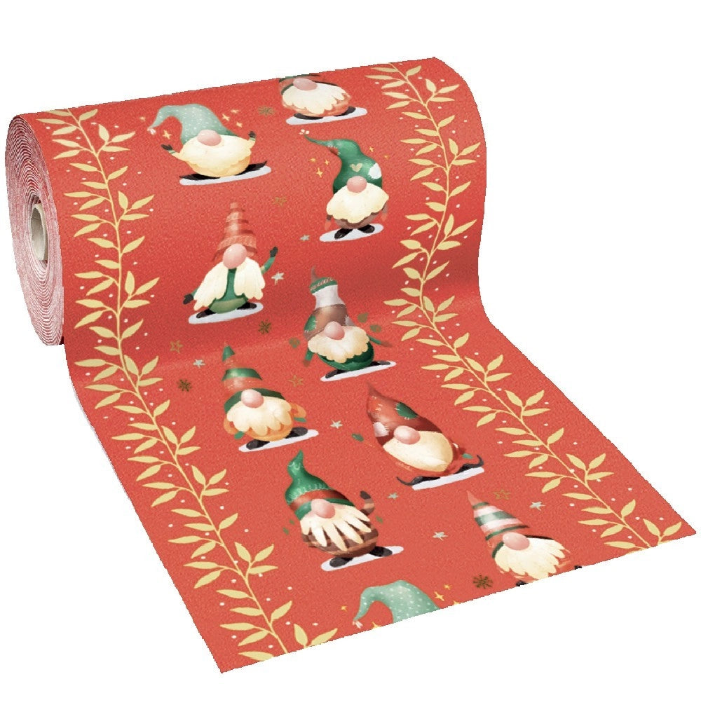 Passatoia Natalizia Tappeto Corsia Ingresso Natale Marciapiede Interno Esterno 100x5000 Cm (A)
