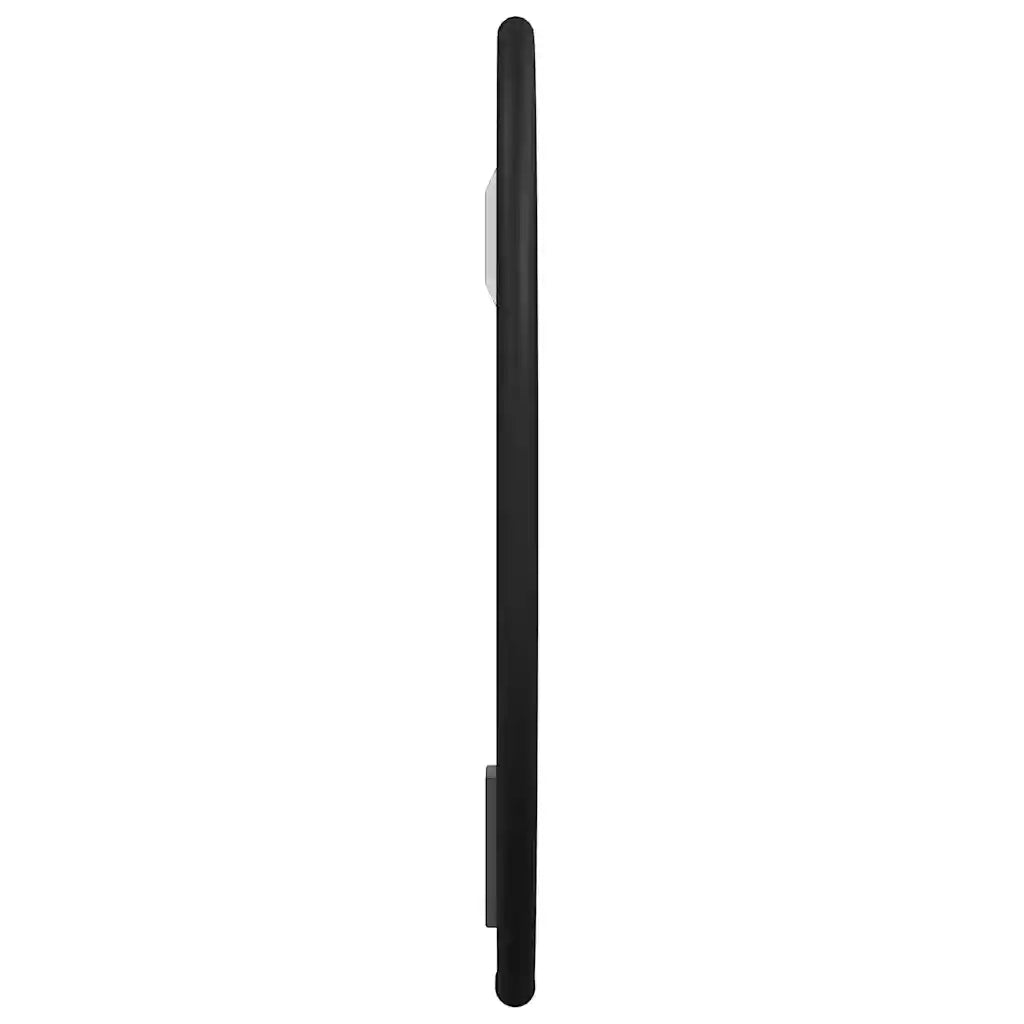 Specchio da Parete Nero Ø 20 cm Rotondo 348183