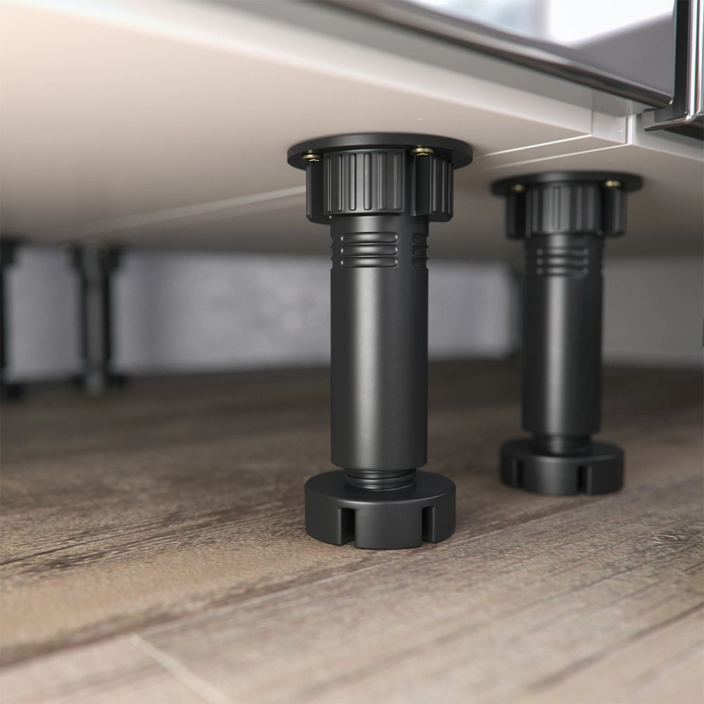 Vicco Mobile da cucina Antracite/bianco 240 cm , AP Nero